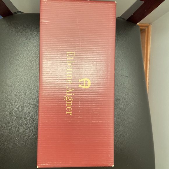 Etienne Aigner Vintage Leather Loafers Brown Woven Weave Slip-Ons Women's 7 M - Picture 3 of 5